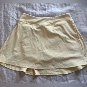Light Yellow Tennis Skirt